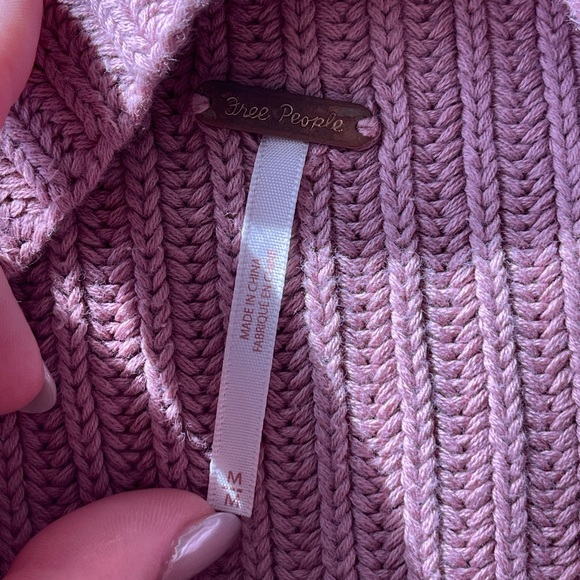 - Free People Emmy Mock Neck White M - Picture 7 of 11